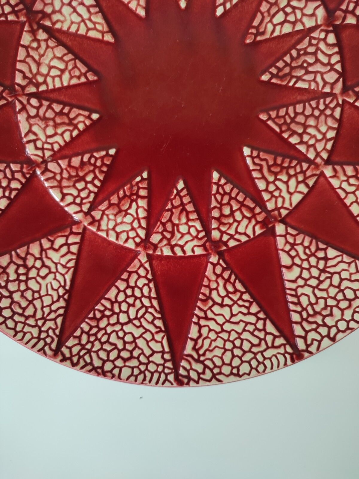 Plat céramique art déco