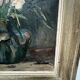Oil on isorel "the bouquet of gladioli" signed p. arata 20th century