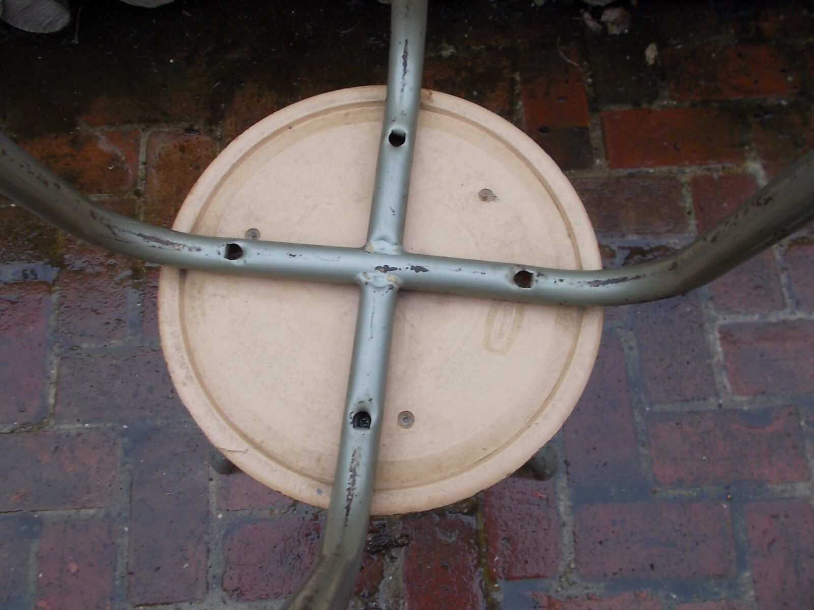 Pair of vintage Werzalit stools