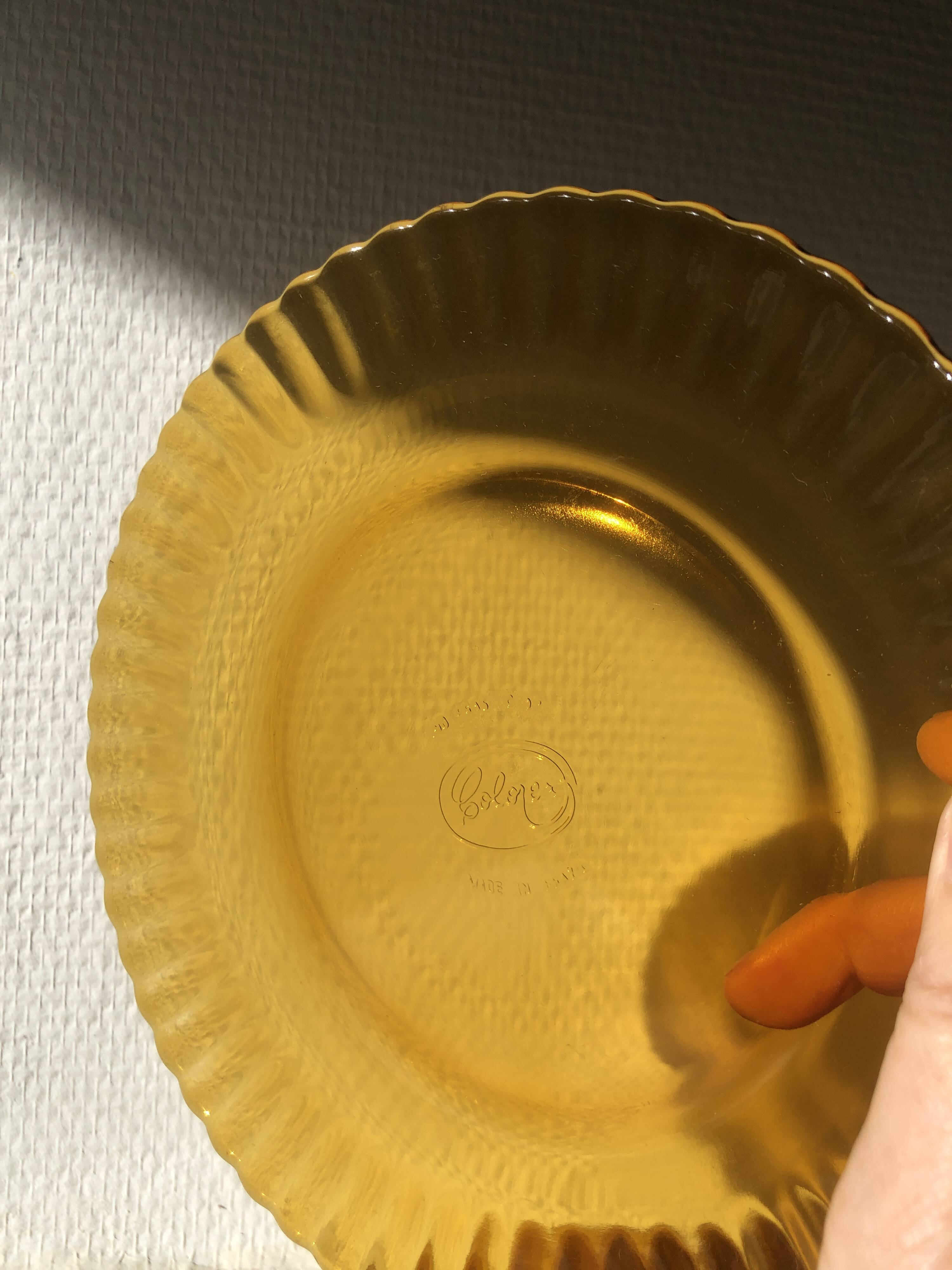 Colorex dessert plates
