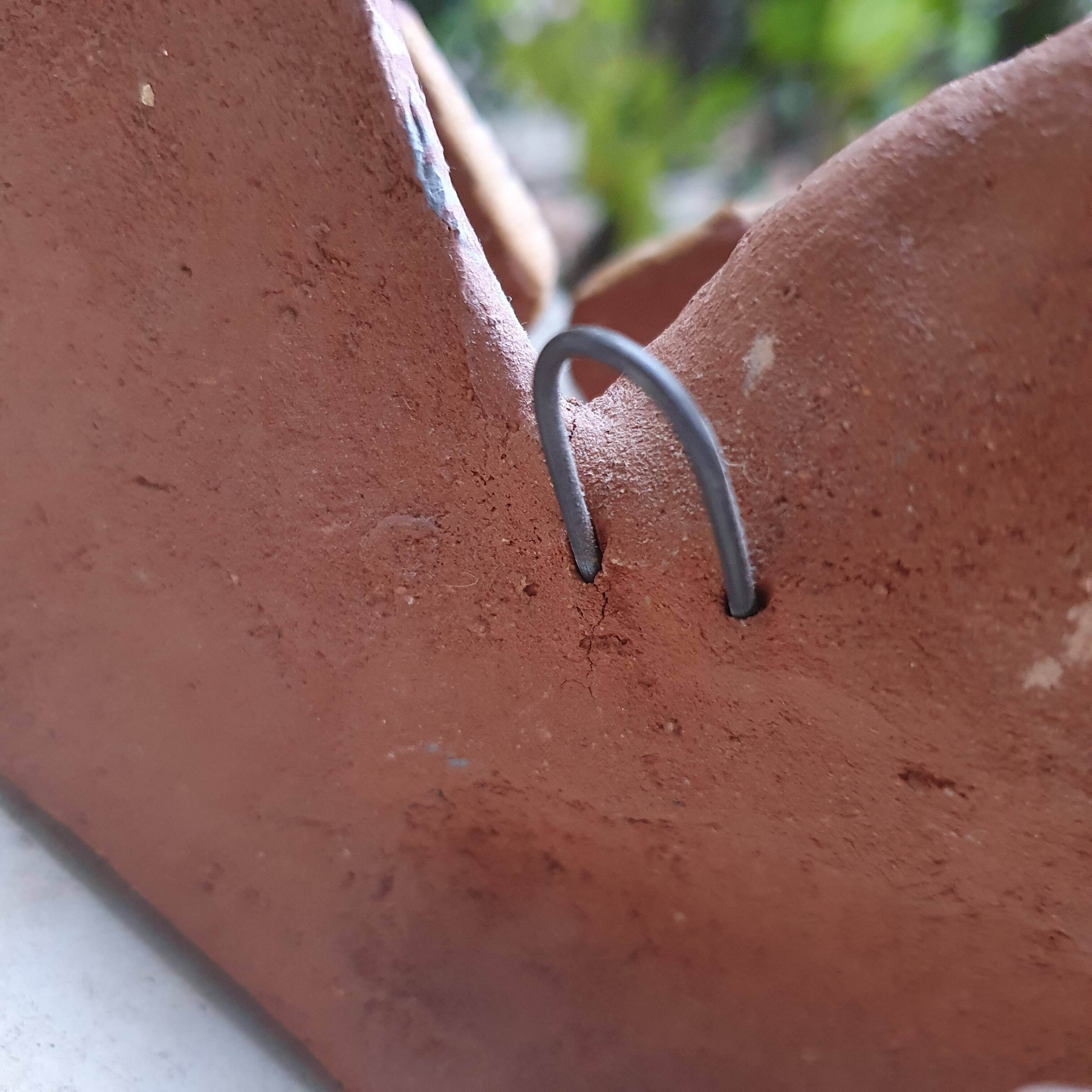 Terracotta candle holders 70s