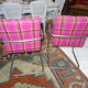 Pink armchairs