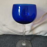 Ensemble verre à pied multicolore