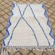 Traditional handwoven pure wool Berber rug size 150/250 cm