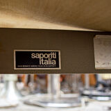 Wave two-seater sofa by Gianni Offredi for Saporiti Italia, 70s