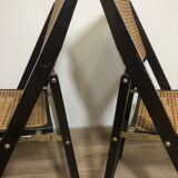 Paire de chaises cannées