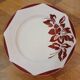 6 antique soup plates from Digoin and Sarreguemines