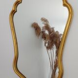 Miroir doré, 64x43 cm