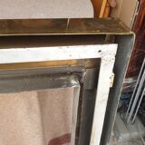 Brass frame fireplace