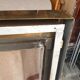 Brass frame fireplace