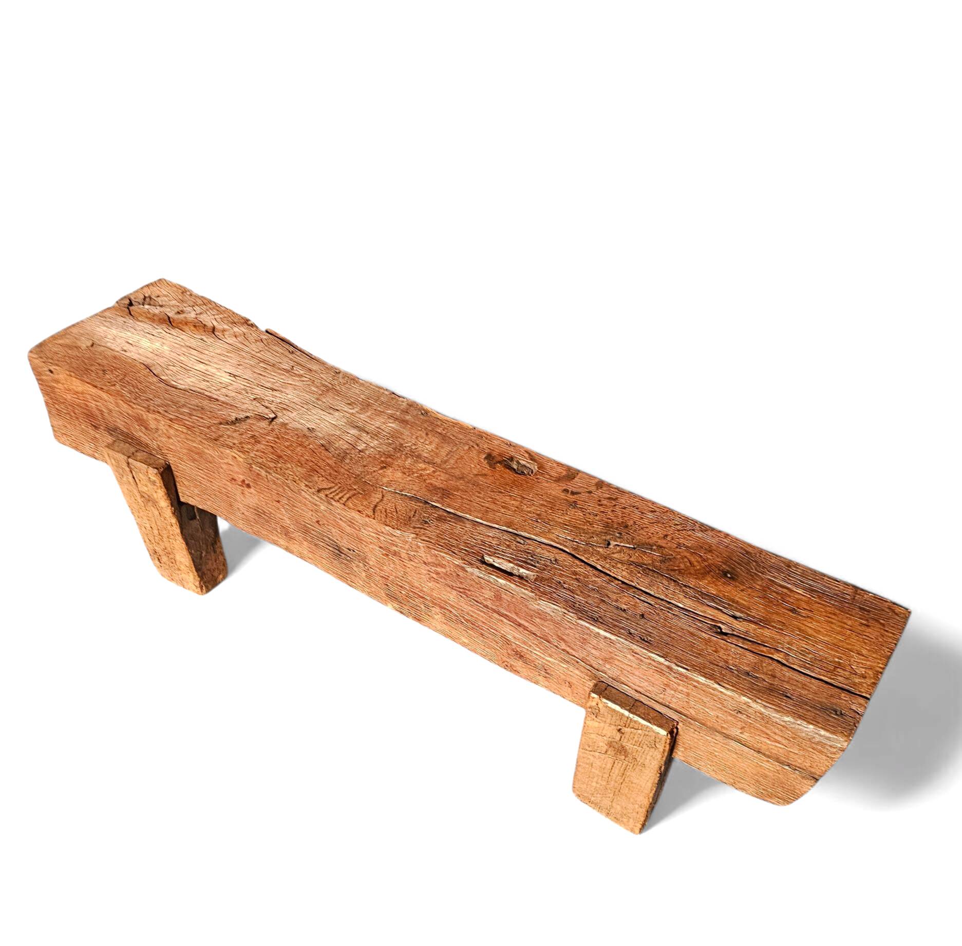 Brutalist /oak coffee / side table / 1960s /