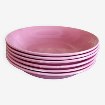 Digoin Sarreguemines soup plates