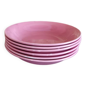 Digoin Sarreguemines soup plates