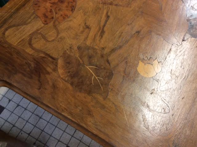 Inlaid side table