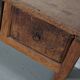 Antique Spanish Rustic Farmhouse Chestnut Side Table / Console, 18th Century