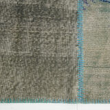 7x10 oversize teal green vintage rug 300x207cm