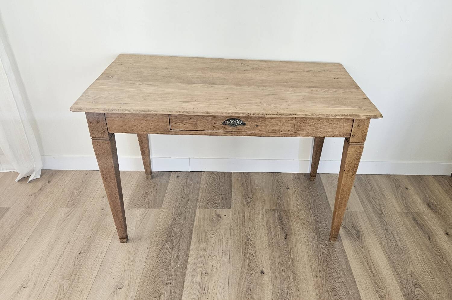 Solid wood farmhouse table