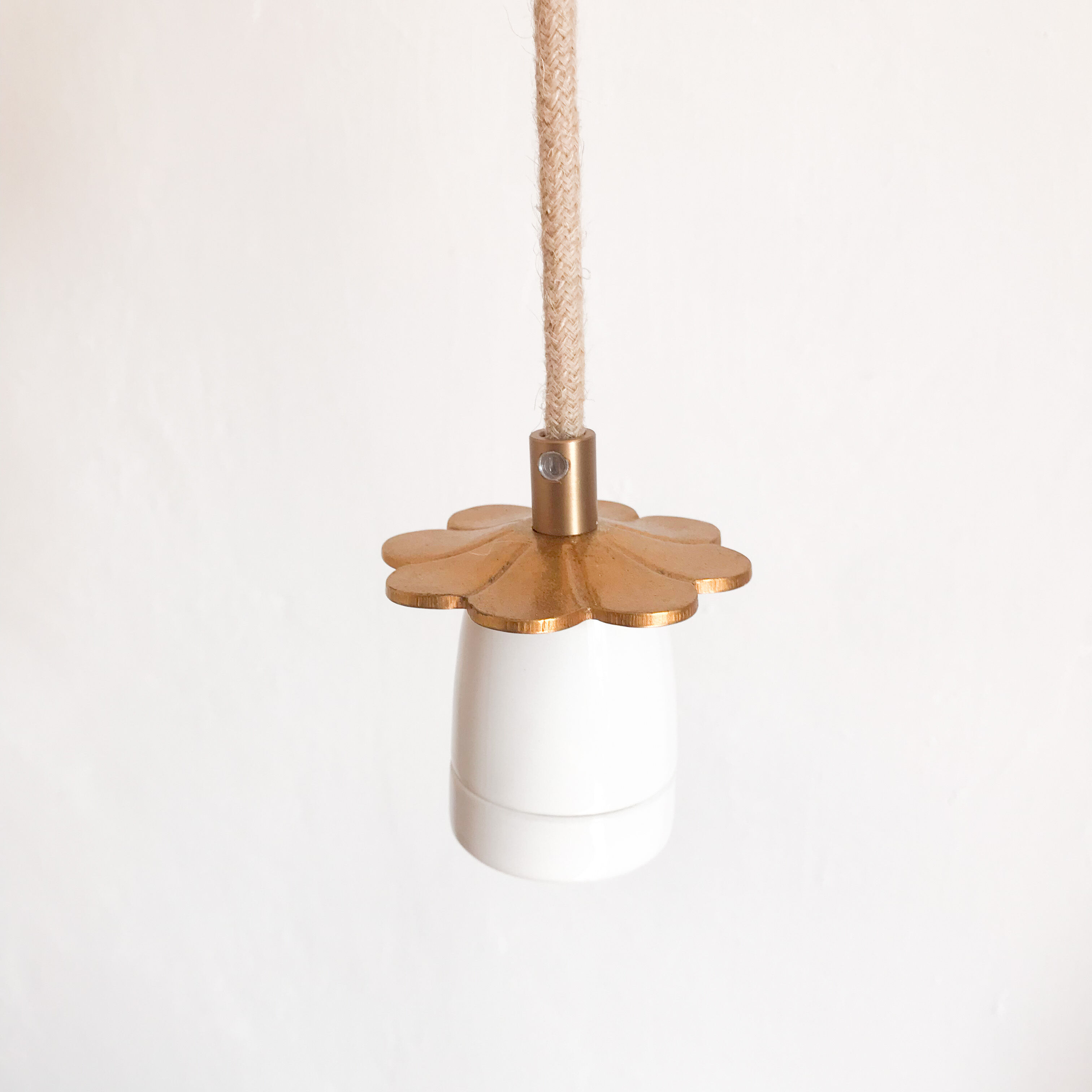 Brass and porcelain walker