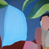 Acrylic painting 100x81cm colorful