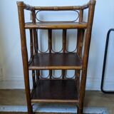 rattan shelf / bedside table