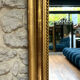 Antique mirror 145/102cm Louis-Philippe gilded with gold leaf