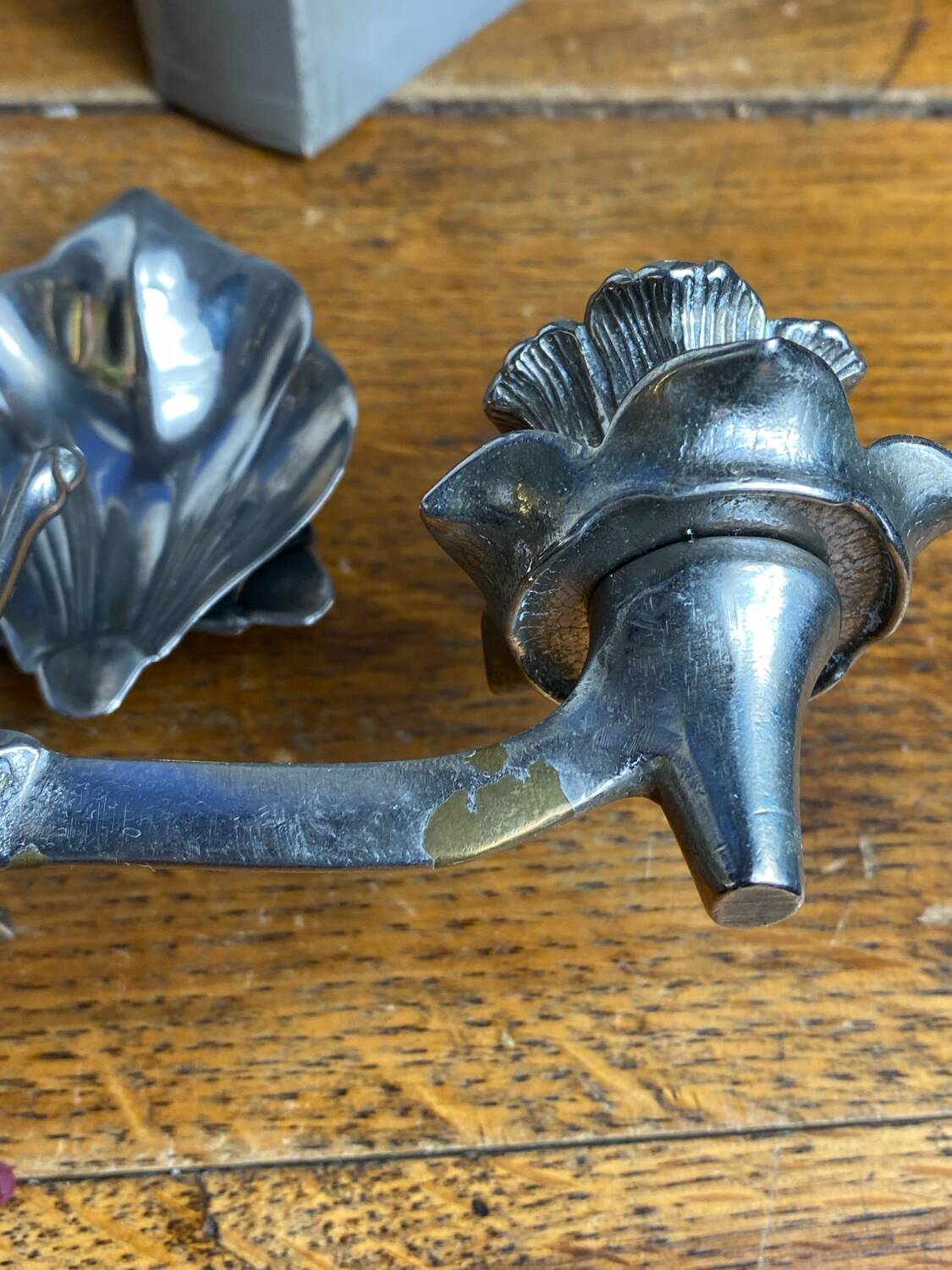 Flower candle holders, lotus ashtray with removable petals, 1960s.