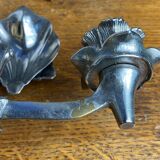 Flower candle holders, lotus ashtray with removable petals, 1960s.