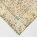 5x8 beige yellow tones turkish rug 247x152cm