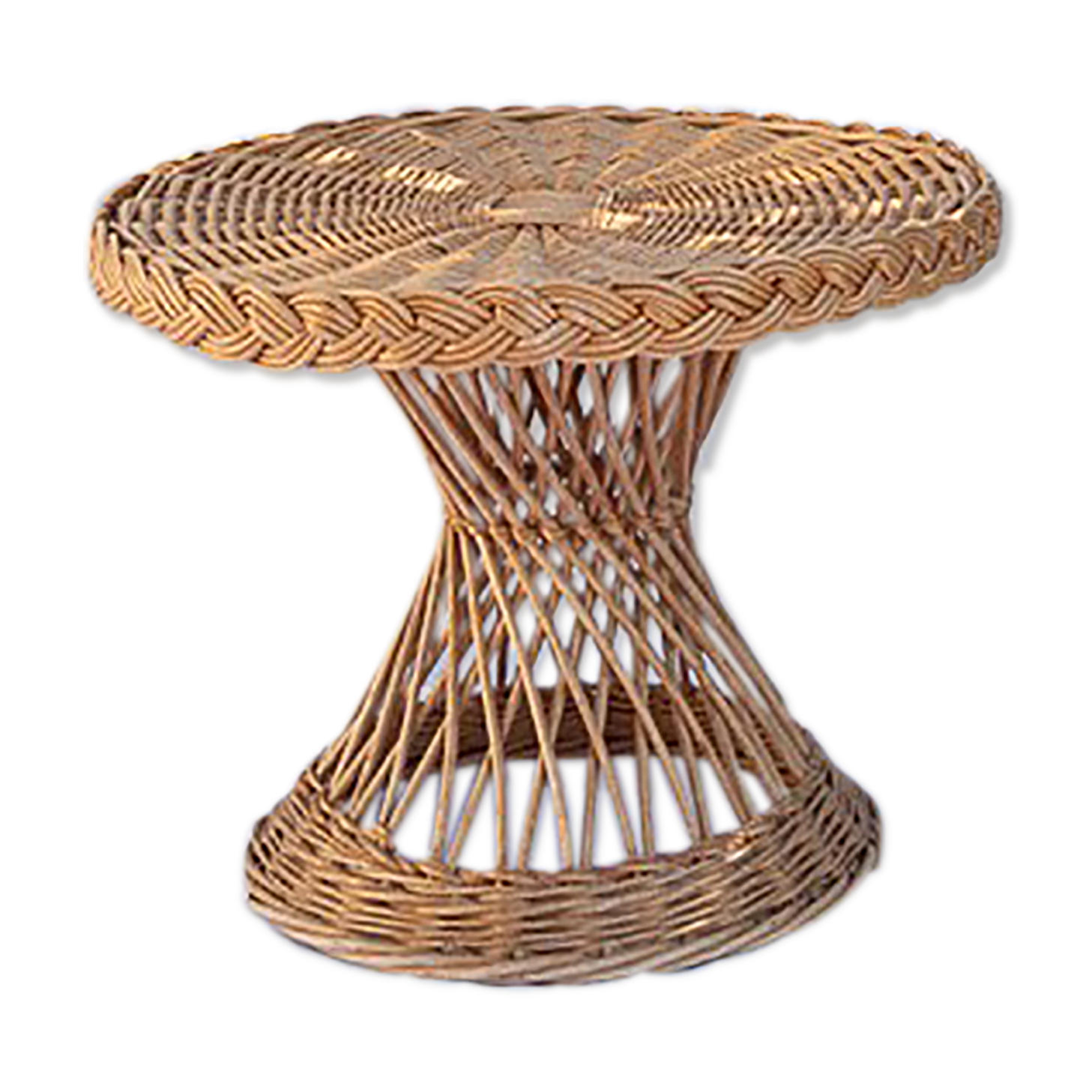Ratin round coffee table