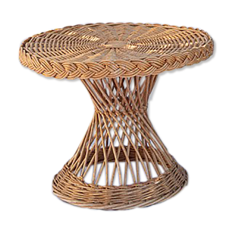 Ratin round coffee table