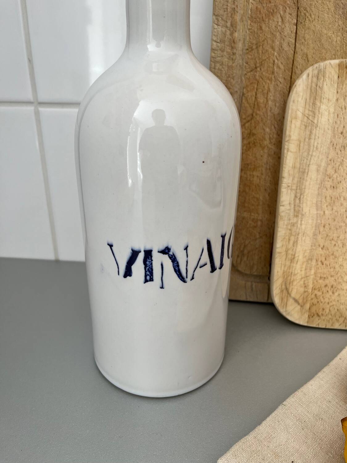 Bouteille « vinaigre » céramique Charolles