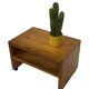 Table de chevet en pin, années 70