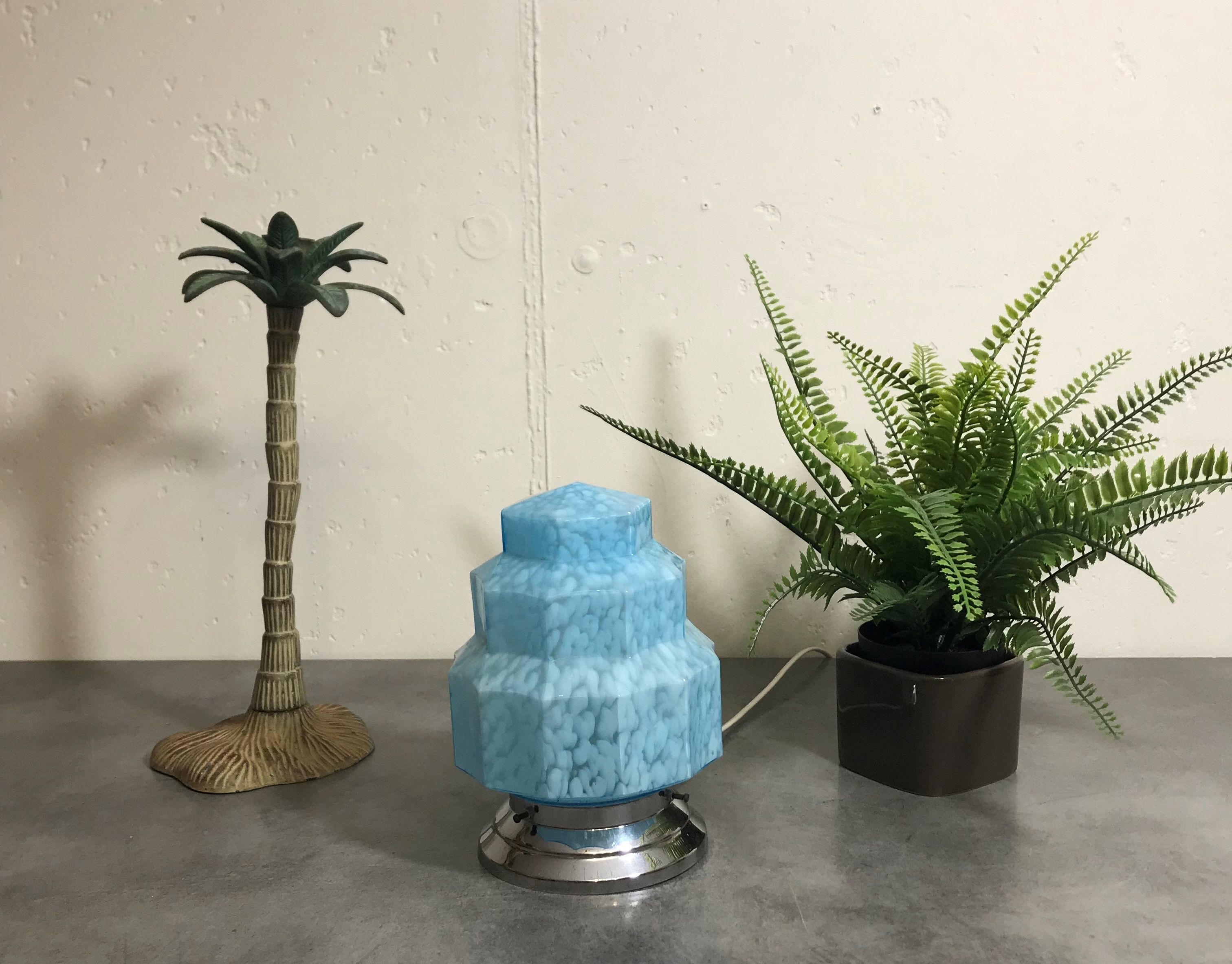 Art Deco cathedral lamp