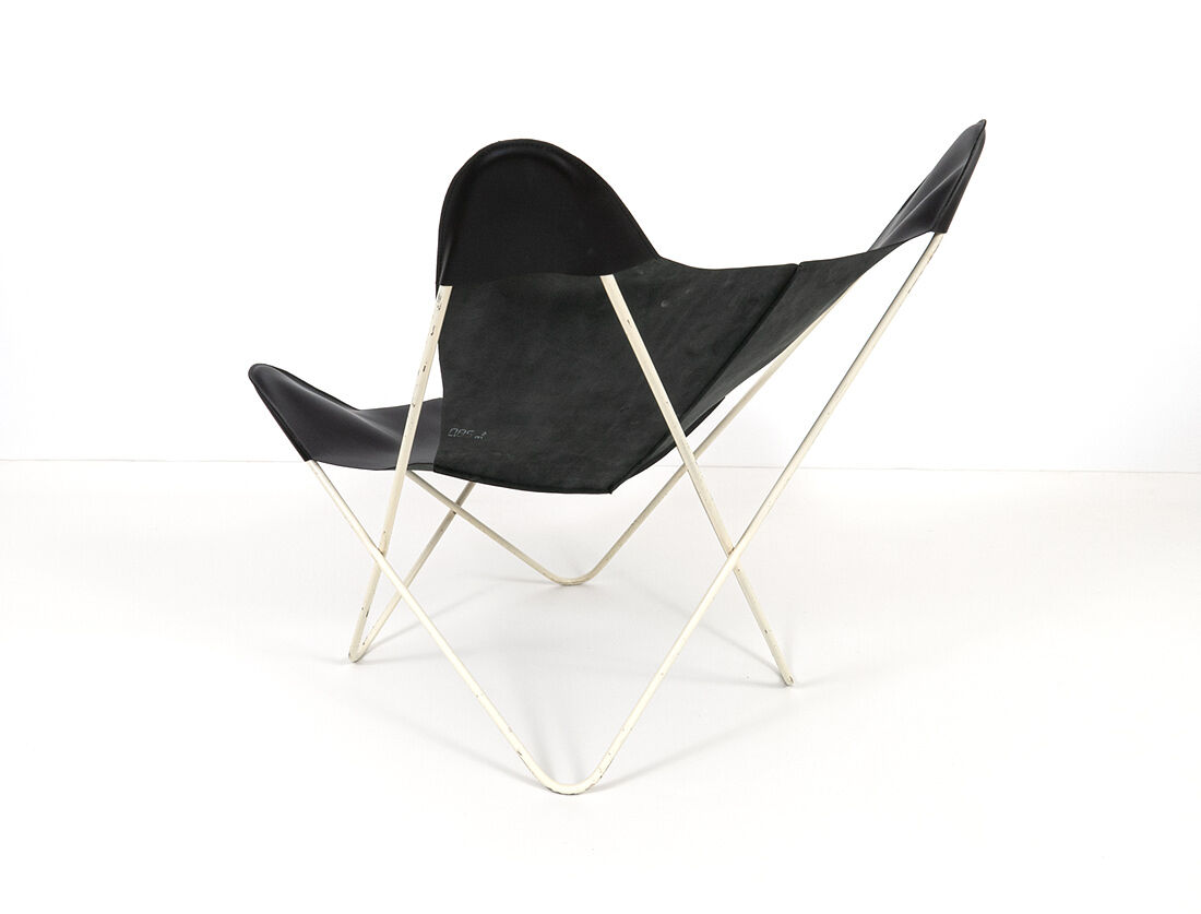 Butterfly chair design jorge ferrari-hardoy, 50/60s