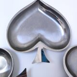 Series of empty pocket spades heart tile clover stainless steel design 80s