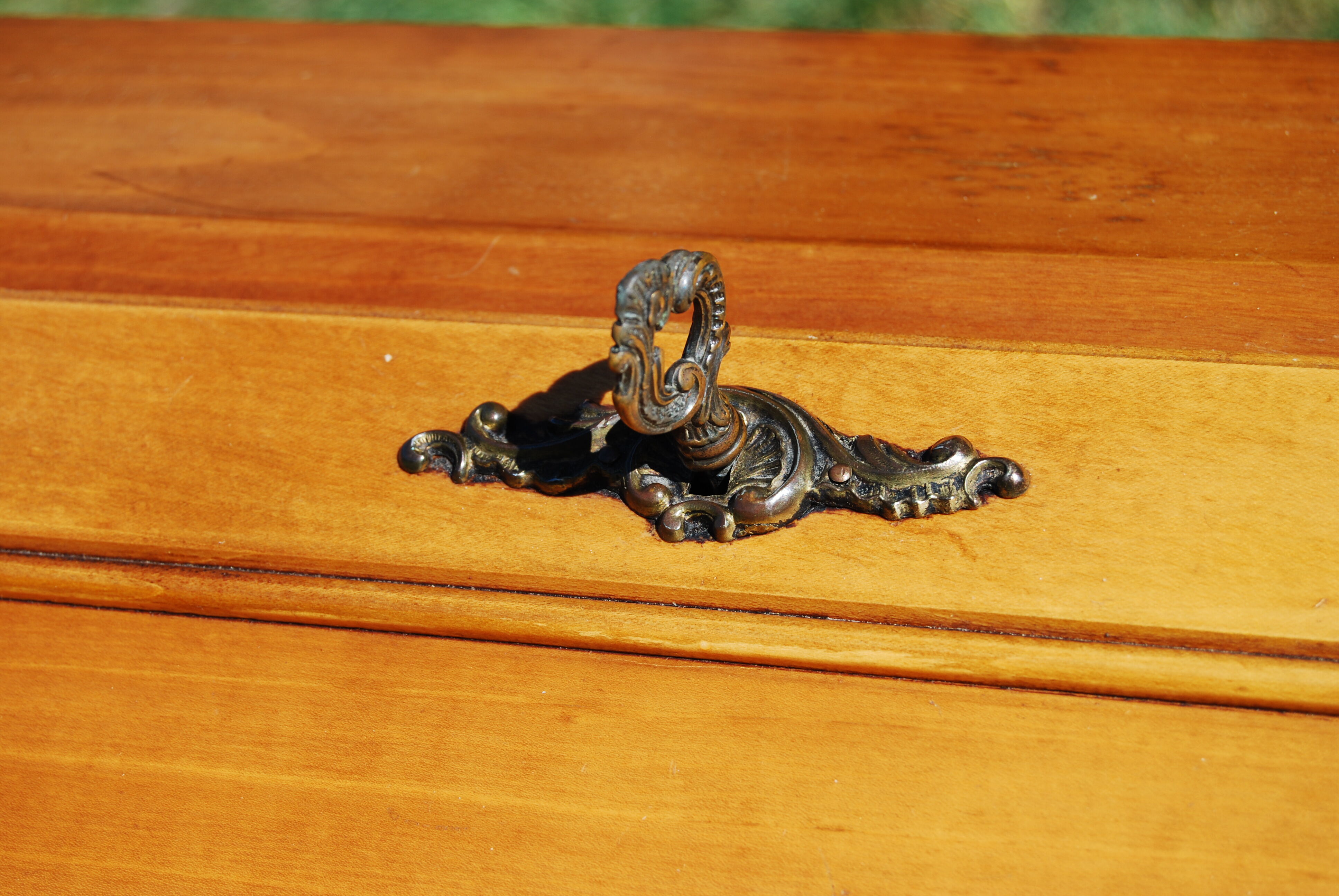 Louis XVI-style donkey back in cherry tree