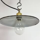 Industrial Dark Blue Enamel Light, 1930s