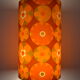 Corolles orange lampshade 1970
