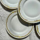 5 dessert plates in Limoges porcelain - Raynaud & Co