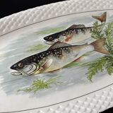 Large fish platter Gien