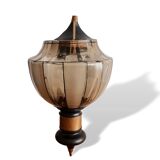 Art Deco metal glass wall sconce lamp