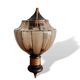 Art Deco metal glass wall sconce lamp