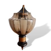 Art Deco metal glass wall sconce lamp
