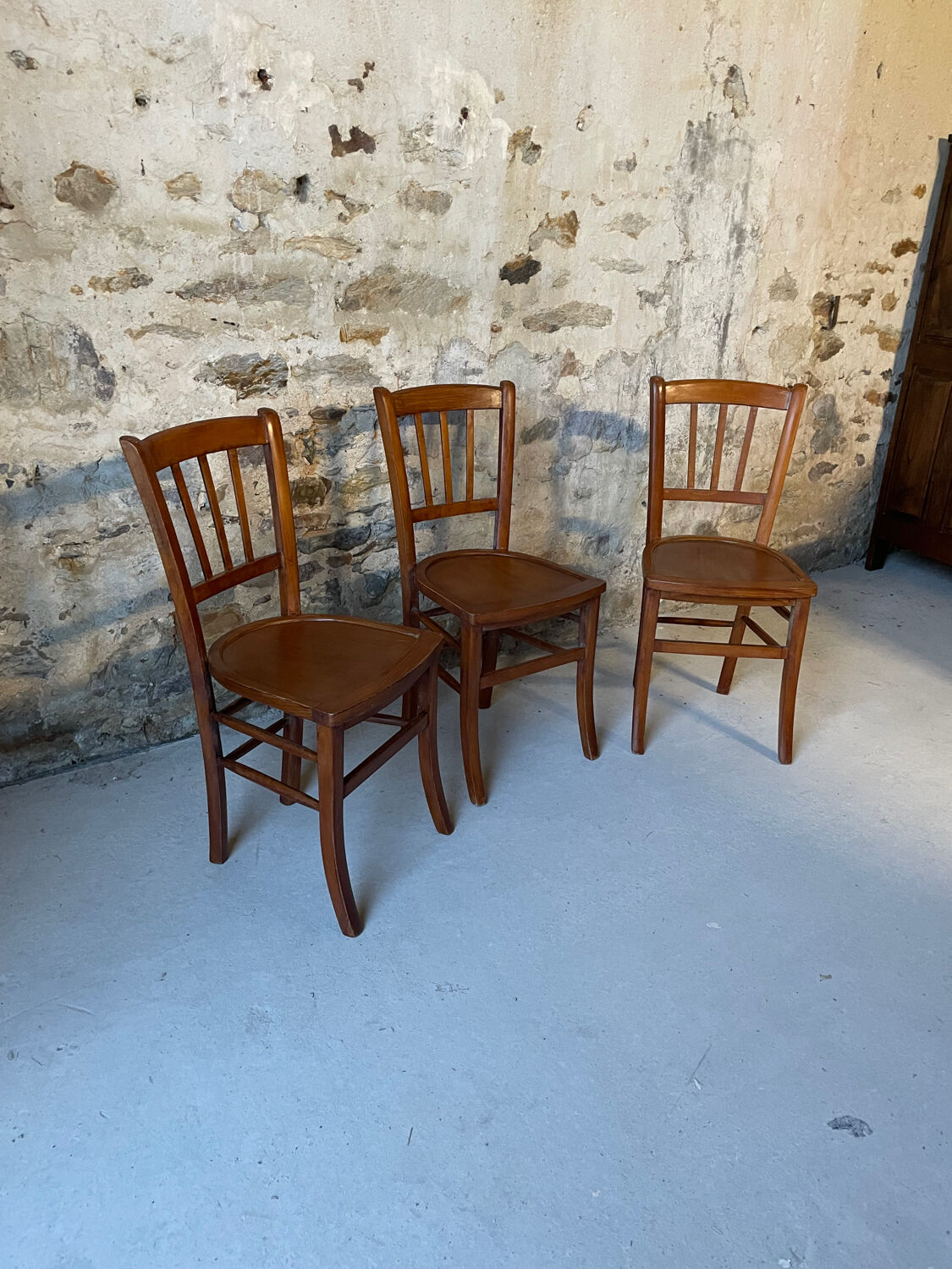 Set of 3 vintage Luterma chairs