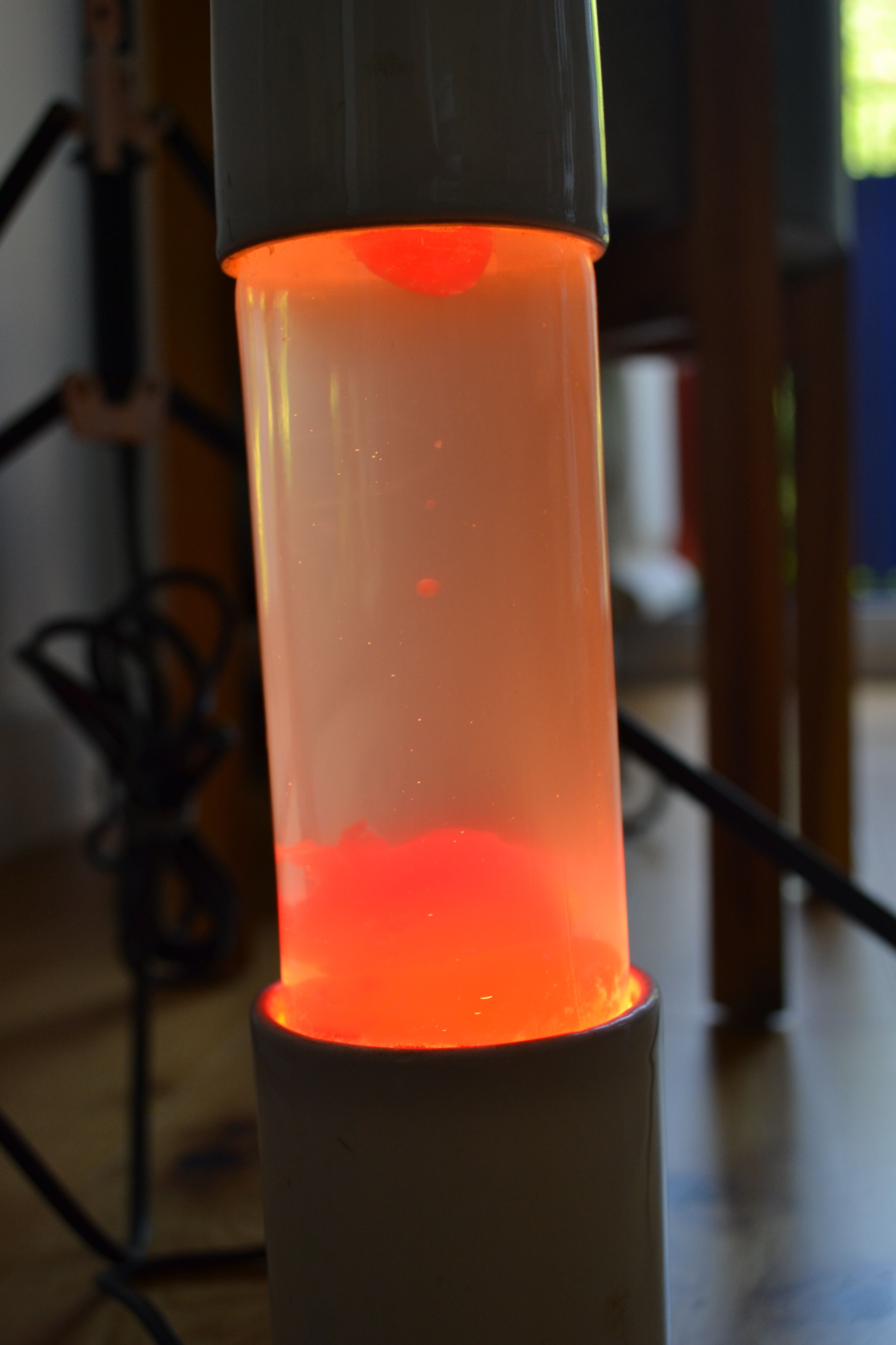 Psychedelic lamp 70's lava space age