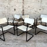Set of 6 Mattego Grassi MG5 1970 vintage chairs