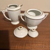 Sucrier et pot à lait en Porcelaine de limoge