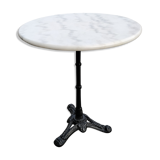 Cast and marble bistro table