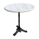 Table bistrot fonte et marbre