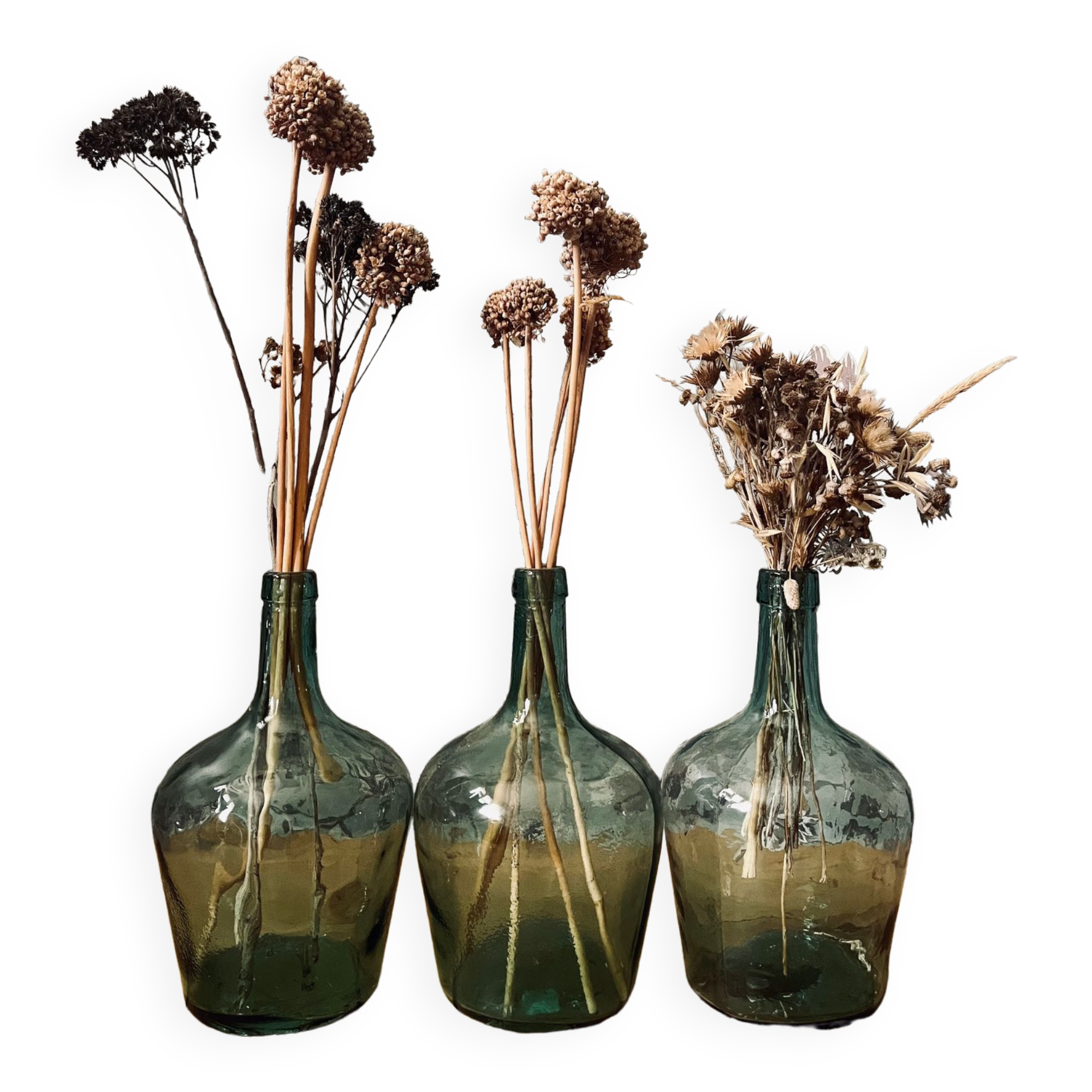 Series of 3 ladies jeanne / carboys